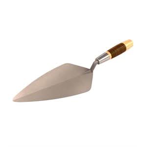Bon Pro Plus 72-225 Brick Trowel - Carbon Steel Narrow London 9 1/2" L Handle Precision ground for balance | Masonry Tool for Pros