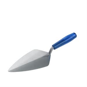 Bon Keystone 72-516 Brick Trowel Forged 9" Narrow London Plastic Handle Will not weaken or crack | Masonry Tool for Pros