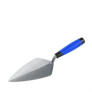 Bon Keystone 72-519 Brick Trowel Forged 9" Narrow London Comfort Handle Will not weaken or crack | Masonry Tool for Pros