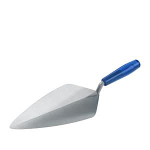 Bon Keystone 72-576 Brick Trowel Forged 12" Narrow London Plastic Handle Will not weaken or crack | Masonry Tool for Pros
