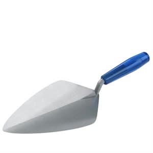 Bon Keystone 72-606 Brick Trowel Forged 10" Wide London Plastic Handle Will not weaken or crack | Masonry Tool for Pros