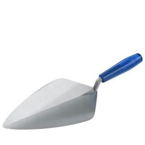 Bon Keystone 72-616 Brick Trowel Forged 11" Wide London Plastic Handle Will not weaken or crack | Masonry Tool for Pros