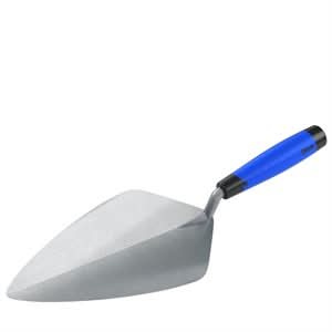Bon Keystone 72-619 Brick Trowel Forged 11" Wide London Comfort Handle Will not weaken or crack | Masonry Tool for Pros