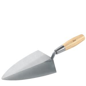 Bon Keystone 72-632 Brick Trowel Forged 10" Philadelphia Wood Handle Will not weaken or crack | Masonry Tool for Pros