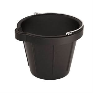 Bon Pro Plus 84-905 Rubber Pail W/Lip- 12 Qt Resists heat and cold, lime, acids,... | Masonry Tool for Pros