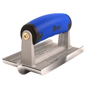 Bon Pro Plus 88-302 Groover - Bullet Stainless Steel 5 1/2" X 3" Bit 3/8" X 5/16" Comfort Grip Handle Last longer | Concrete Tool for Pros