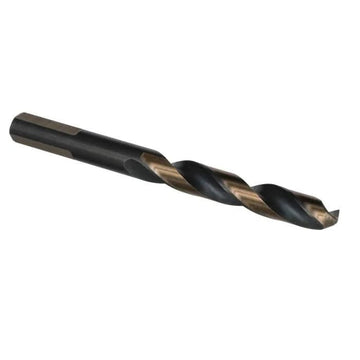 9/32" HSS Black & Gold Split Point Drill Bit with 3 - Flat Shank, Contractor Series - High Performance & Durable Cutting Tool | Drill America - Bayou Tool