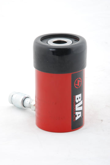 BVA Hydraulics - 12 Ton 1.6" Stroke S/A Hollow Hole Hyd Cylinder (No Internal Threads) | Hydraulic Cylinders