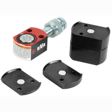BVA Hydraulics - 5 Ton, 0.24" Stroke Flat Body Cylinder Kit W/ Cr38F Coupler | Hydraulic Cylinders