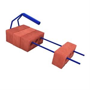 Bon 11 - 278 Brick & Clay Pipe Carrier 1 - 11 brick capacity | Masonry Tool for Pros - Bayou Tool