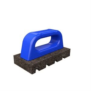 Bon 12 - 177 Rub Brick - Fluted 6" X 3" X 1" - 20 Grit - Plastic Handle | Ironworking & Rebar Tool for Pros - Bayou Tool