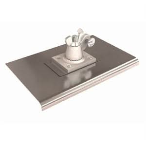 Bon 12 - 285 Walk Edger - Stainless Steel All Angle 10" X 6" - 3/8" Radius 1/2" Lip 10" long x 6" wide | Concrete Tool for Pros - Bayou Tool