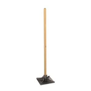 Bon 12 - 356 Dirt Tamper - 8" X 8" - 48" Wood Handle Cast iron head | Hardscape Tool for Pros - Bayou Tool