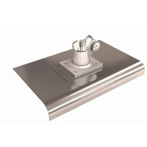 Bon 12 - 432 Walk Edger - Stainless Steel All Angle 10" X 6" - 3/4" Radius 1" Lip 10" long x 4" wide | Concrete Tool for Pros - Bayou Tool