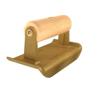 Bon 12 - 580 Edger - Bronze 6" X 2 3/4" - 1/4" Radius X 5/8" Lip Wood Handle nan | Concrete Tool for Pros - Bayou Tool