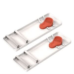 Bon 12 - 615 Knee Boards - Plastic - W/Knee Pads (Pr) Contoured shape | Concrete Tool for Pros - Bayou Tool