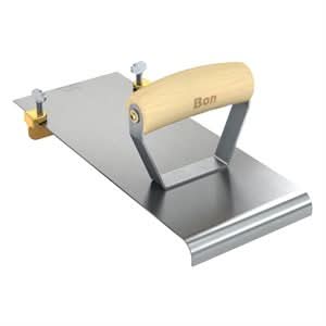 Bon 12 - 783 Edger/Groover - 12" - 3/4" Bit - 1/2" Radius Wood Handle Patent : D775508 | Concrete Tool for Pros - Bayou Tool
