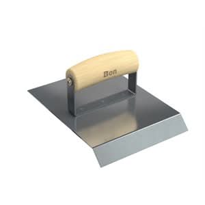 Bon 12 - 865 Chamfer - Stainless Steel 6" X 8" Wood Handle | Concrete Tool for Pros - Bayou Tool