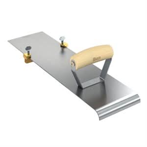 Bon 12 - 978 Edger/Groover - 18" - 1" Bit - 3/4" Radius Wood Handle Patent : D775508 | Concrete Tool for Pros - Bayou Tool
