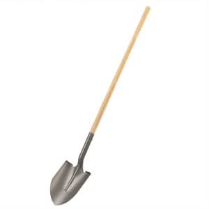 Bon 14 - 262 Shovel - Round Point 47" Wood Handle | General Construction Tool for Pros - Bayou Tool