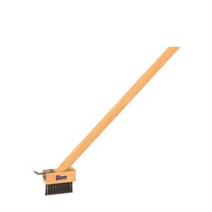 Bon 21 - 159 Paver Joint Wire Brush - 1 - 1/2" Wire With 54" Handle | Brooms & Brushes Tool for Pros - Bayou Tool