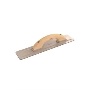 Bon 22 - 120 Cast Mag Float - Bevel End - 16" X 3 1/2" Wood Handle Very hard, long wearing and extra... | Concrete Tool for Pros - Bayou Tool