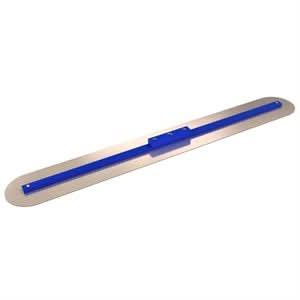 Bon 22 - 211 Fresno - Stainless Steel 36" Rnd End - Flat Edges Rigid, low - flex design | Concrete Tool for Pros - Bayou Tool