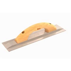 Bon 22 - 301 Mag Float - Square End - 14" X 3 1/8" Wood Handle Perfect balance and feel | Concrete Tool for Pros - Bayou Tool