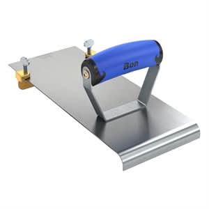 Bon 22 - 445 Edger/Groover - 12" - 3/4" Bit - 1/2" Radius Comfort Grip Handle Patent : D775508 | Concrete Tool for Pros - Bayou Tool