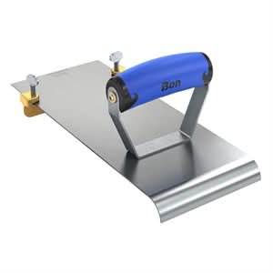 Bon 22 - 449 Edger/Groover - 12" - 1" Bit - 3/4" Radius Comfort Grip Handle Patent : D775508 | Concrete Tool for Pros - Bayou Tool