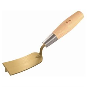 Bon 22 - 541 Rocker Groover - Bronze 5" X 1 3/4" Bit 3/8" X 3/8" Wood Handle nan | Concrete Tool for Pros - Bayou Tool