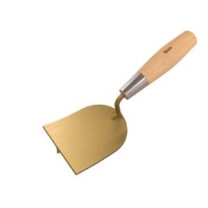Bon 22 - 543 Rocker Groover - Bronze 5" X 4" Bit 3/8" X 3/8" Wood Handle 5" x 4" | Concrete Tool for Pros - Bayou Tool