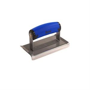 Bon 62 - 343 Edger Curvend 6X3 3/8"R 1/2"L Comfort Grip Handle 6" long x 3" wide edger | Concrete Tool for Pros - Bayou Tool