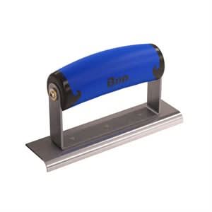 Bon 62 - 436 Edger - Stainless Steel 6" X 1 1/2" - 1/4"Rad X 3/8" Lip Comfort Grip Handle 6" long x 1 - 1/2" wide edger | Concrete Tool for Pros - Bayou Tool