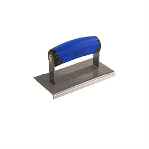 Bon 62 - 438 Edger - Stainless Steel 6" X 3" - 1/4" Radius X 3/8" Lip Comfort Grip Handle 6" long x 3" wide edger | Concrete Tool for Pros - Bayou Tool