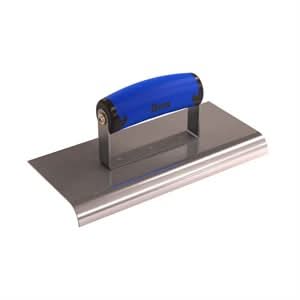Bon 62 - 456 Edger - Stainless Steel 9" X 4" - 3/4" Radius X 3/4" Lip Comfort Grip Handle 9" long x 4" wide edger | Concrete Tool for Pros - Bayou Tool