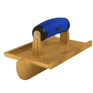 Bon 62 - 577 Groover - Bronze 7 1/2" X 4 1/2" Bit 1 1/2" X 1" Comfort Grip Handle Matching walking tools available | Concrete Tool for Pros - Bayou Tool