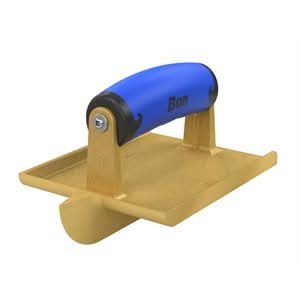 Bon 62 - 583 Groover - Bronze 6" X 4 1/2" Bit 1" X 1/2" Comfort Grip Handle Matching walking tools available | Concrete Tool for Pros - Bayou Tool