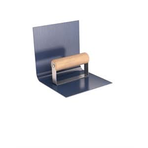 Bon 82 - 232 Step Tool - Inside Blue Steel 6" X 6" - 3/4" Radius 6" Lip Wood Handle nan | Concrete Tool for Pros - Bayou Tool
