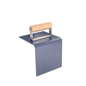 Bon 82 - 234 Step Tool - Outside Blue Steel 6" X 6" - 1/2" Radius 4" Lip Wood Handle nan | Concrete Tool for Pros - Bayou Tool