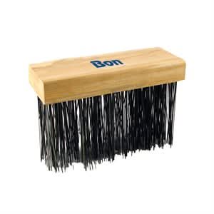 Bon 84 - 170 Wire Brush - Casting - 7 1/2" X 2 1/4" - 4" Trim | Brooms & Brushes Tool for Pros - Bayou Tool