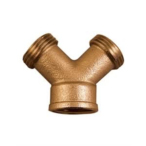 Bon 84 - 313 Hose Connector - Bib "Y" - Brass | General Construction Tool for Pros - Bayou Tool
