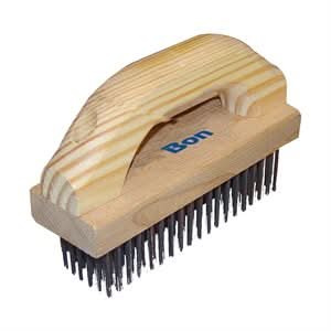 Bon 84 - 668 Wire Brush - 7 1/8" X 2 1/4" With Wood Handle | Brooms & Brushes Tool for Pros - Bayou Tool
