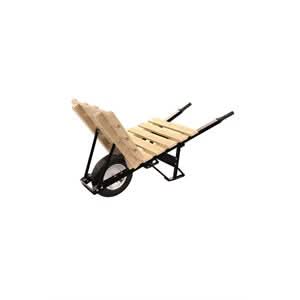 Bon Pro Plus 28 - 914 Brick & Tile Barrow - Single Ribbed Tire | Masonry Tool for Pros - Bayou Tool