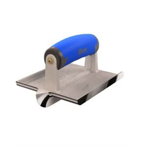 Bon Pro Plus 88 - 303 Groover - Bullet Stainless Steel 6" X 4 1/2" Bit 1/2" X 3/8" Comfort Grip Handle Last longer | Concrete Tool for Pros - Bayou Tool