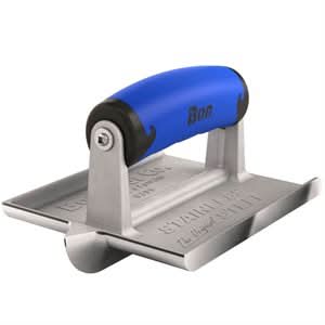 Bon Pro Plus 88 - 308 Groover - Bullet Stainless Steel 6" X 4 1/2" Bit 5/8" X 5/8" Comfort Grip Handle Last longer | Concrete Tool for Pros - Bayou Tool