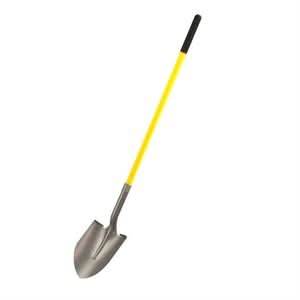Bon Pro Plus Bon 28 - 140 Shovel - Round Point Closed Back 48" Fiberglass Handle | General Construction Tool for Pros - Bayou Tool