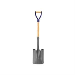Bon Pro Plus Bon 28 - 148 Shovel - Squareuare Point Closed Back 27" D Wood Handle | General Construction Tool for Pros - Bayou Tool