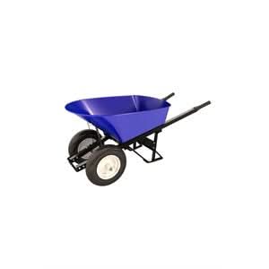 Bon Pro Plus Bon 28 - 903 Barrow - Steel 6 Cubic Feet Tray - Double Ribbed - Stl Handle | General Construction Tool for Pros - Bayou Tool