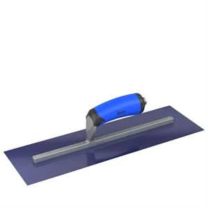 Bon Steel City 67 - 181 Finish Trowel - Square - Blue Steel - 16 X 5 - Comfort Grip Professional grade trowels | Concrete Tool for Pros - Bayou Tool